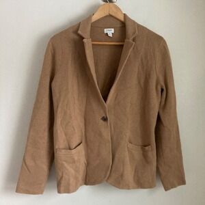 J.Crew women's knit coat size petite large preowned